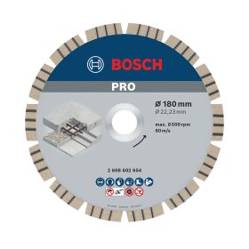   Bosch PRO Concrete gyémánt vágókorong, 180x22,23 mm, vasbeton, beton