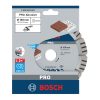 Bosch PRO Abrasive gyémánt vágókorong, 150x22,23 mm, cserép, mészkő, gipsz, gázbeton, beton