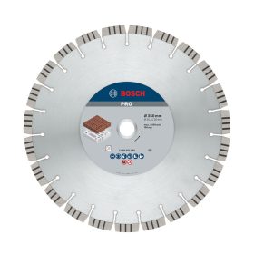   Bosch PRO Abrasive gyémánt vágókorong, 350x20/25,4 mm, cserép, mészkő, gipsz, gázbeton, beton