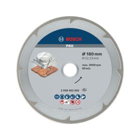   Bosch PRO Marble galvanizált gyémánt vágókorong, 180x22,23 mm, márvány