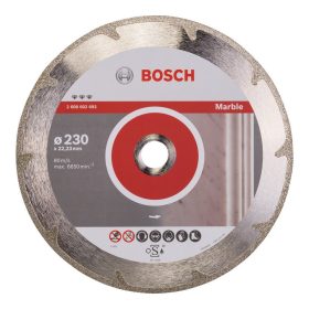  Bosch PRO Marble galvanizált gyémánt vágókorong, 230x22,23 mm, márvány