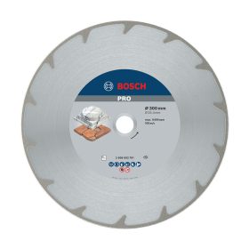   Bosch PRO Marble galvanizált gyémánt vágókorong, 300x25,4 mm, márvány