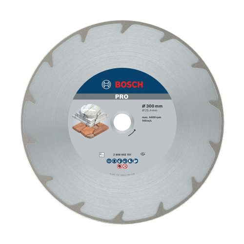 Bosch PRO Marble galvanizált gyémánt vágókorong, 300x25,4 mm, márvány