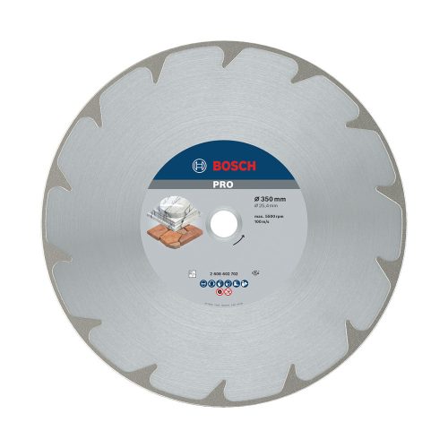 Bosch PRO Marble galvanizált gyémánt vágókorong, 350x25,4 mm, márvány