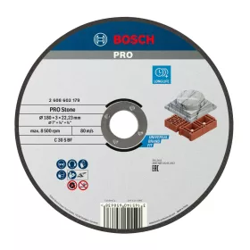   Bosch PRO egyenes Stone vágókorong, 180x3x22,23 mm, üreges tégla, márvány