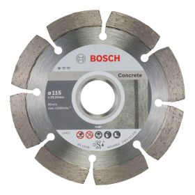  Bosch gyémánt vágókorong betonhoz 115x22,23x1,6mm 10db/cs