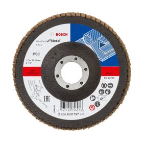 Bosch X431 legyező csiszolótárcsa, Standard for Metal 60
