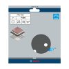 Bosch PRO F355 csiszolópapír, 150 mm, G400 tépőzáras, műanyag, üveg, beton, kő, WPC 5 db