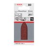 Bosch EXPERT C430 csiszolópapír deltacsiszolókhoz, fa és fém,  32mm, P80, 5db