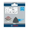 Bosch PRO F355 csiszolópapír, 93 mm, G80 tépőzáras, műanyag, üveg, beton, kő, WPC 5 db