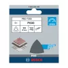 Bosch PRO F355 csiszolópapír, 93 mm, G600 tépőzáras, műanyag, üveg, beton, kő, WPC 5 db