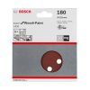 Bosch EXPERT C430 csiszolópapír excentercsiszolókhoz, fa és festék, , 5db 125mm, G180, 8 lyuk