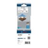 Bosch PRO X440 csiszolószalag, 75x457 mm, G220 3 db, keményfa, tömörfa, festék