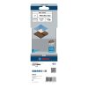 Bosch PRO X440 csiszolószalag, 75x457 mm, G60, G80, G100, 3 részes, fa, festék