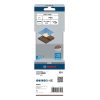 Bosch PRO X440 csiszolószalag, 75x508 mm, G60 3 db, keményfa, tömörfa, festék