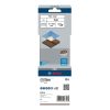 Bosch PRO X440 csiszolószalag, 75x508 mm, G80 3 db, keményfa, tömörfa, festék