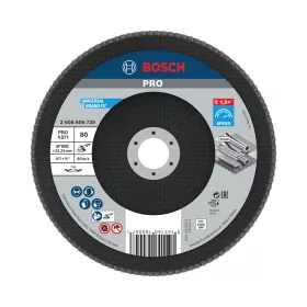   Bosch PRO X571 legyezőtárcsa, 180 mm, G80, inoxhoz, fémhez