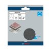 Bosch PRO F355 csiszolópapír, 125 mm, G80 tépőzáras, beton, kő, műanyag, WPC 10 db