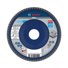   Bosch PRO X571 legyezőtárcsa, 115 mm, G40, inoxhoz, fémhez