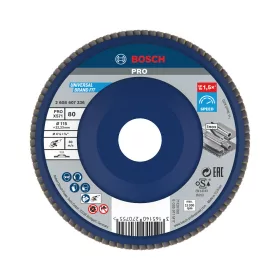   Bosch PRO X571 legyezőtárcsa, 115 mm, G80, inoxhoz, fémhez