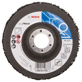   Bosch PRO N377 Multi Material tisztítókorong, 125 mm, 22,23 mm, fém, alumínium, festék, kő