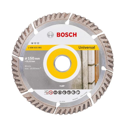 Bosch Standard for Universal gyémánt darabolótárcsa általános használathoz 150x2,4x22,23mm