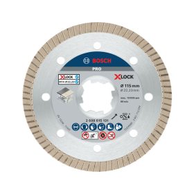   Bosch PRO Ceramic X-LOCK, M14 gyémánt vágókorong, 115x22,23 mm, 22,23 mm, csempe, márvány