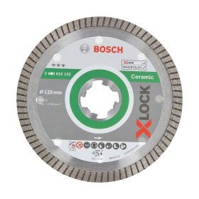   Bosch PRO Ceramic X-LOCK, M14 gyémánt vágókorong, 125x22,23 mm, 22,23 mm, csempe, márvány