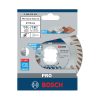 Bosch PRO Multi Material X-LOCK, M14 gyémánt vágókorong, 115x22,23mm, 22,23mm, többféle anyaghoz