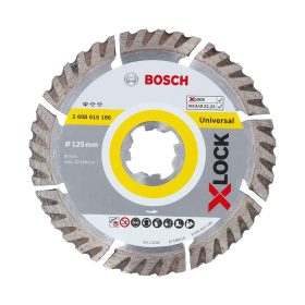   Bosch PRO Multi Material X-LOCK, M14 gyémánt vágókorong, 125x22,23mm, 22,23mm, többféle anyaghoz