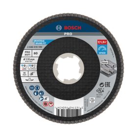   Bosch PRO X571 X-LOCK, M14 legyezőtárcsa, 115 mm, G80, fémhez, inoxhoz