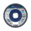 Bosch PRO X571 X-LOCK, M14 legyezőtárcsa, 125 mm, G80, fémhez, inoxhoz
