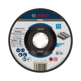   Bosch PRO Metal X-LOCK, M14 vágókorong, 125x2,5x22,23 mm, fémhez