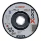 Bosch PRO Metal X-LOCK, M14 hajlított csiszolótárcsa, nagyolótárcsa 125x6x22,23 mm, fémhez