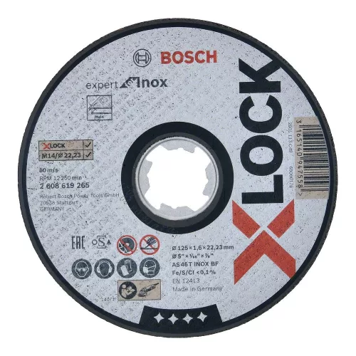 Bosch PRO Stainless Steel and Metal X-LOCK, M14 vágókorong, 125x1,6x22,23 mm, fémhez, inoxhoz