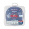 Bosch PRO vágó- és csiszolókészlet X-LOCK, M14 rendszerhez, 125x1x22,23 mm 5 részes