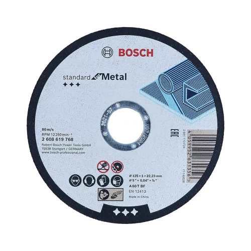 Bosch Standard for Metal vágótárcsa 125x1x22,23 mm
