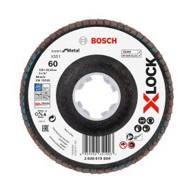   Bosch EXPERT Metal X551 X-Lock legyezőtárcsa 125mm, 22,23 G60 sarokcsiszolókhoz