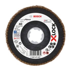   Bosch EXPERT Metal X551 X-Lock legyezőtárcsa 115mm, 22,23 G40 sarokcsiszolókhoz