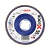 Bosch EXPERT Metal X551 X-Lock legyezőtárcsa 125mm, 22,23 G40 sarokcsiszolókhoz
