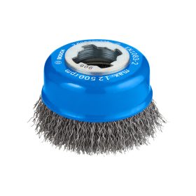   Bosch PRO Metal clean X-LOCK hullámos fazékkefe, 75x0,3 mm, fémhez