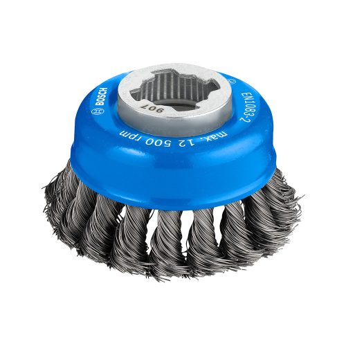 Bosch PRO Metal heavy X-LOCK fonott fazékkefe, 75x0,35 mm, fémhez