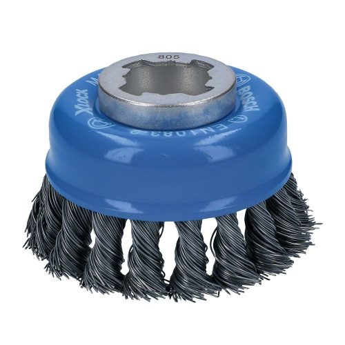 Bosch PRO Metal heavy X-LOCK fonott fazékkefe, 75x0,5 mm, fémhez
