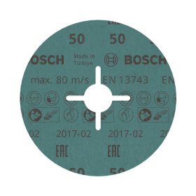 Bosch PRO R780 fíbertárcsa, 125 mm, G50, fémhez, inoxhoz