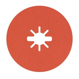   Bosch EXPERT R782 X-LOCK Prisma kerámiaszemcsés fíbertárcsa Inoxhoz, 5db 125mm, G120+