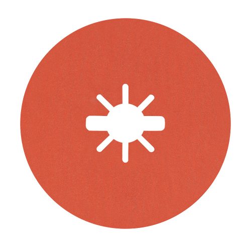 Bosch EXPERT R782 X-LOCK Prisma kerámiaszemcsés fíbertárcsa Inoxhoz, 5db 125mm, G120+