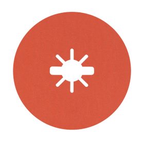   Bosch EXPERT R782 X-LOCK Prisma kerámiaszemcsés fíbertárcsa Inoxhoz, 25db 115mm, G80+