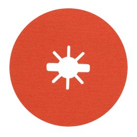   Bosch EXPERT R782 X-LOCK Prisma kerámiaszemcsés fíbertárcsa Inoxhoz, 25db 125mm, G80+