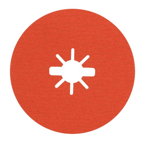 Bosch EXPERT R782 X-LOCK Prisma kerámiaszemcsés fíbertárcsa Inoxhoz, 25db 125mm, G80+