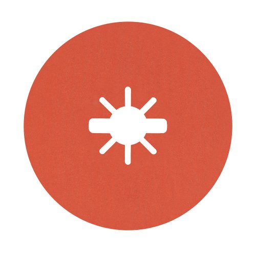 Bosch EXPERT R782 X-LOCK Prisma kerámiaszemcsés fíbertárcsa Inoxhoz, 25db 125mm, G120+